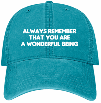 HATS-PRE-ORDER: YOU ARE WONDERFUL-MARINE BLUE