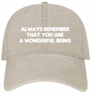 HATS-PRE-ORDER: YOU ARE WONDERFUL-STORM GREY